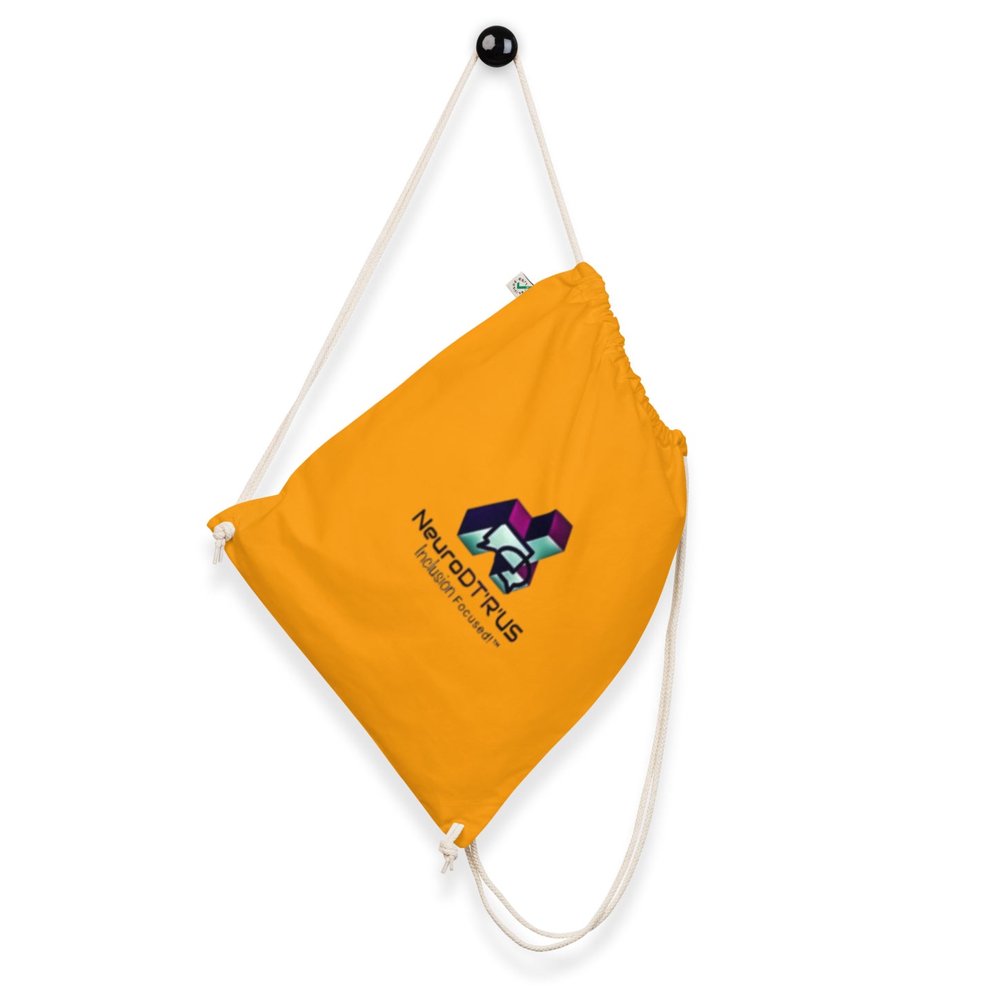 NEURODT’R’US Organic cotton drawstring bag