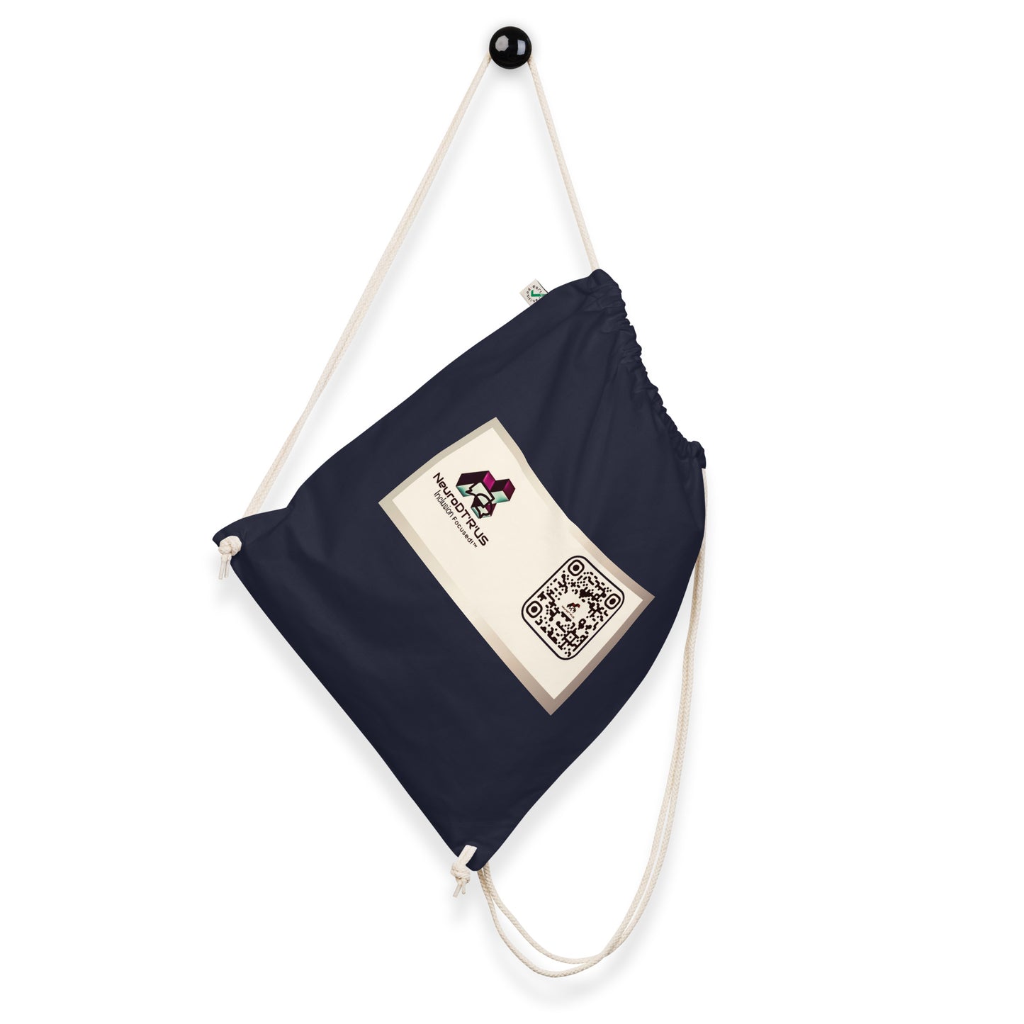 NEURODTRUS Organic cotton drawstring bag