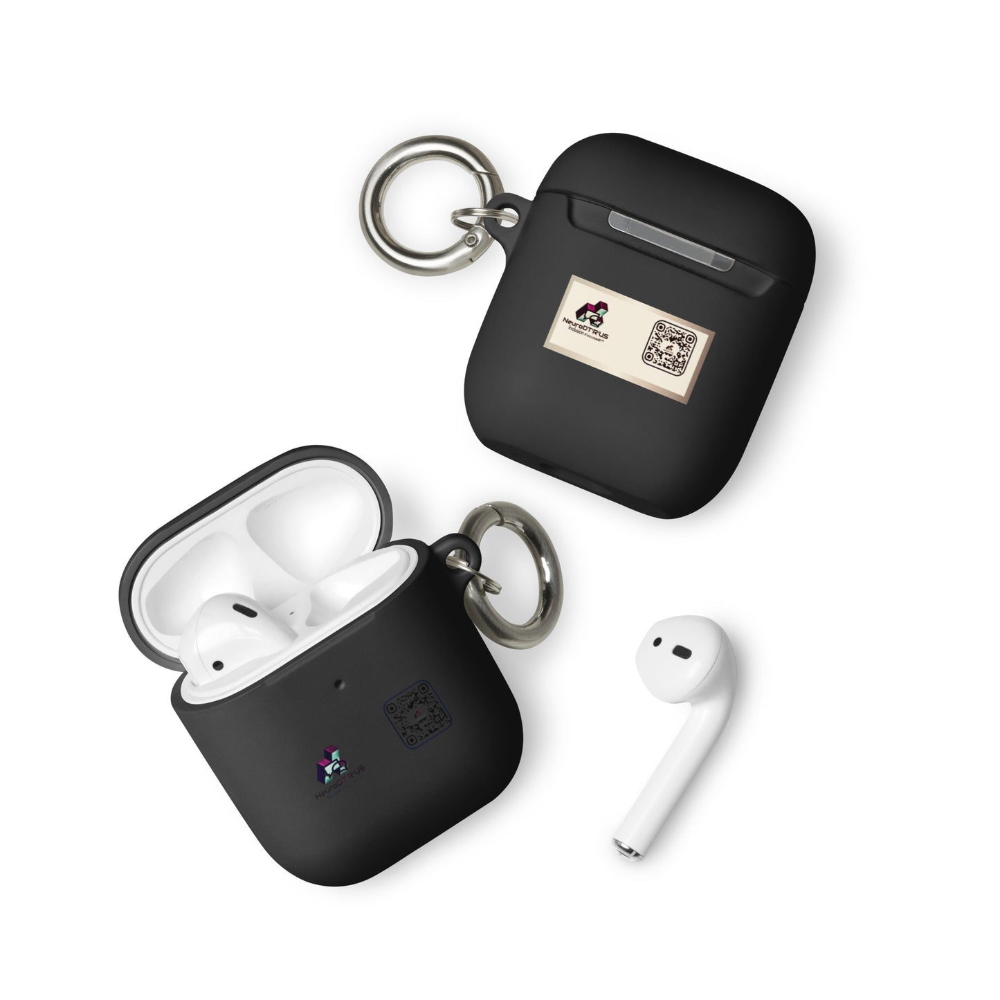 NEURODTRUS BarCode Rubber Case for AirPods®
