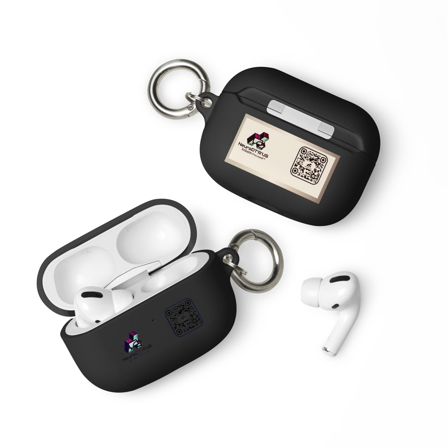 NEURODTRUS BarCode Rubber Case for AirPods®