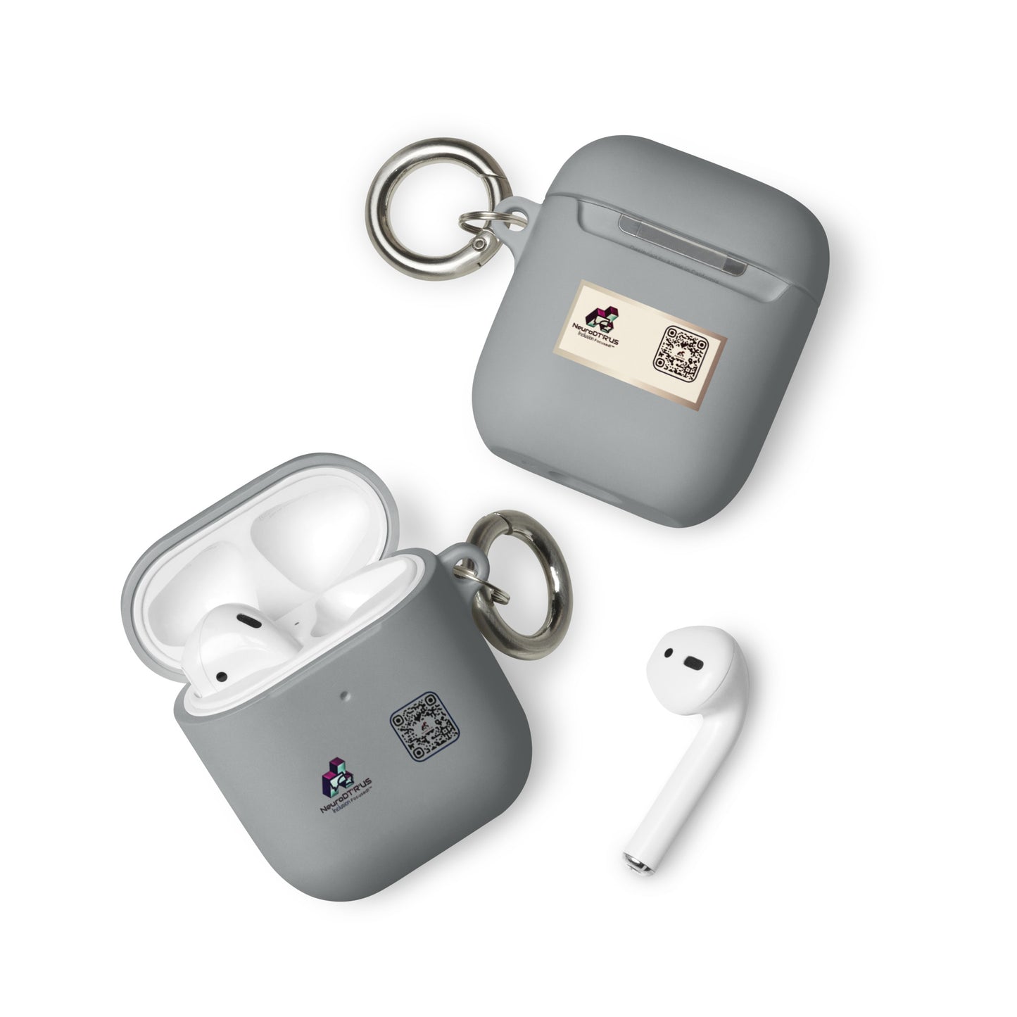 NEURODTRUS BarCode Rubber Case for AirPods®
