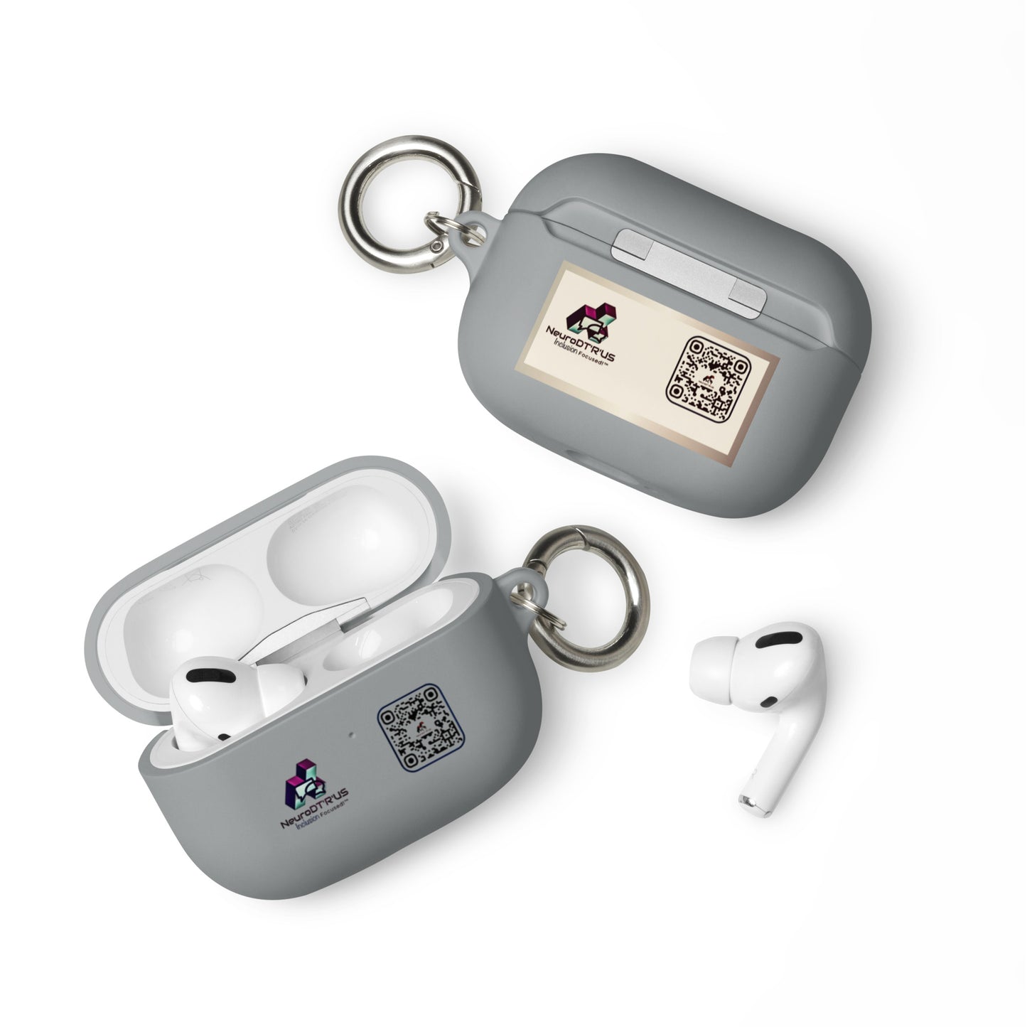 NEURODTRUS BarCode Rubber Case for AirPods®