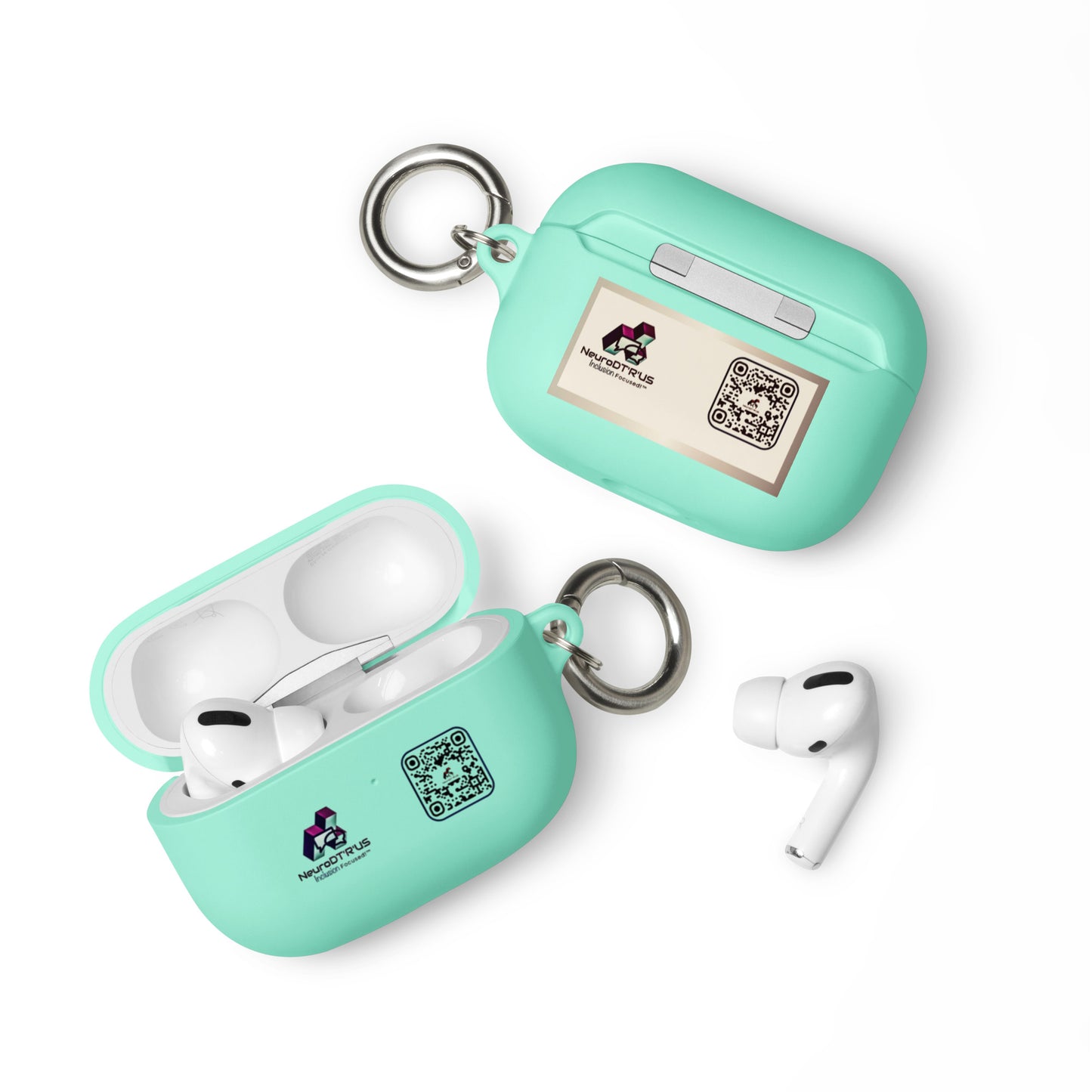 NEURODTRUS BarCode Rubber Case for AirPods®