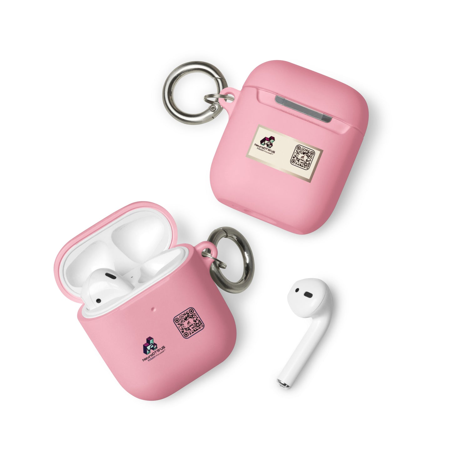 NEURODTRUS BarCode Rubber Case for AirPods®