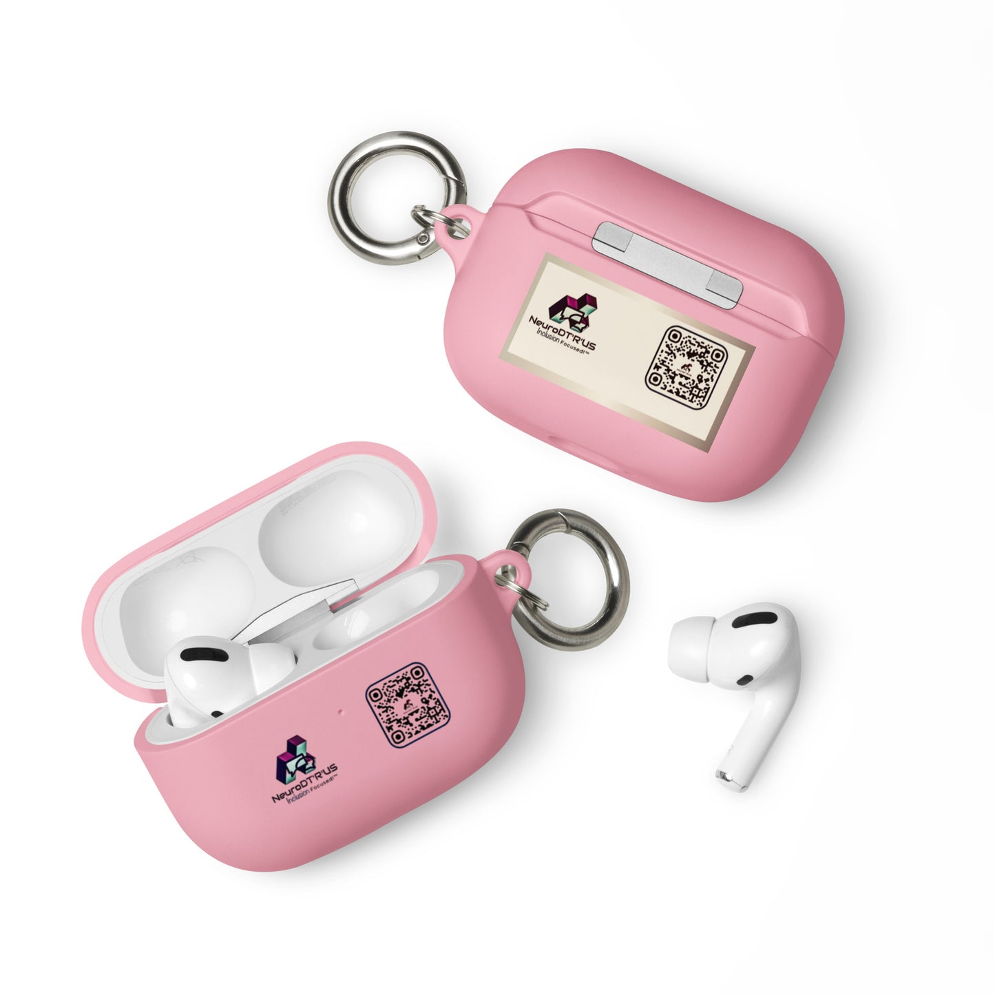 NEURODTRUS BarCode Rubber Case for AirPods®