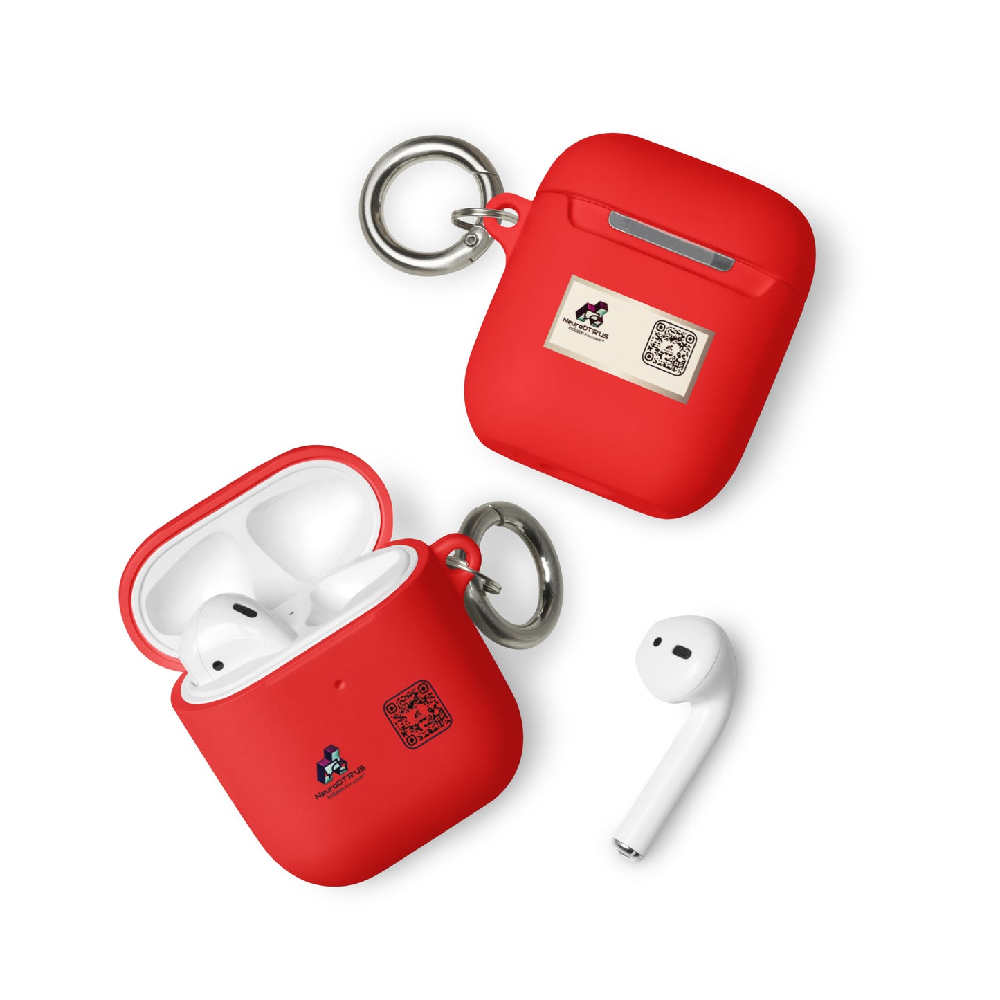 NEURODTRUS BarCode Rubber Case for AirPods®