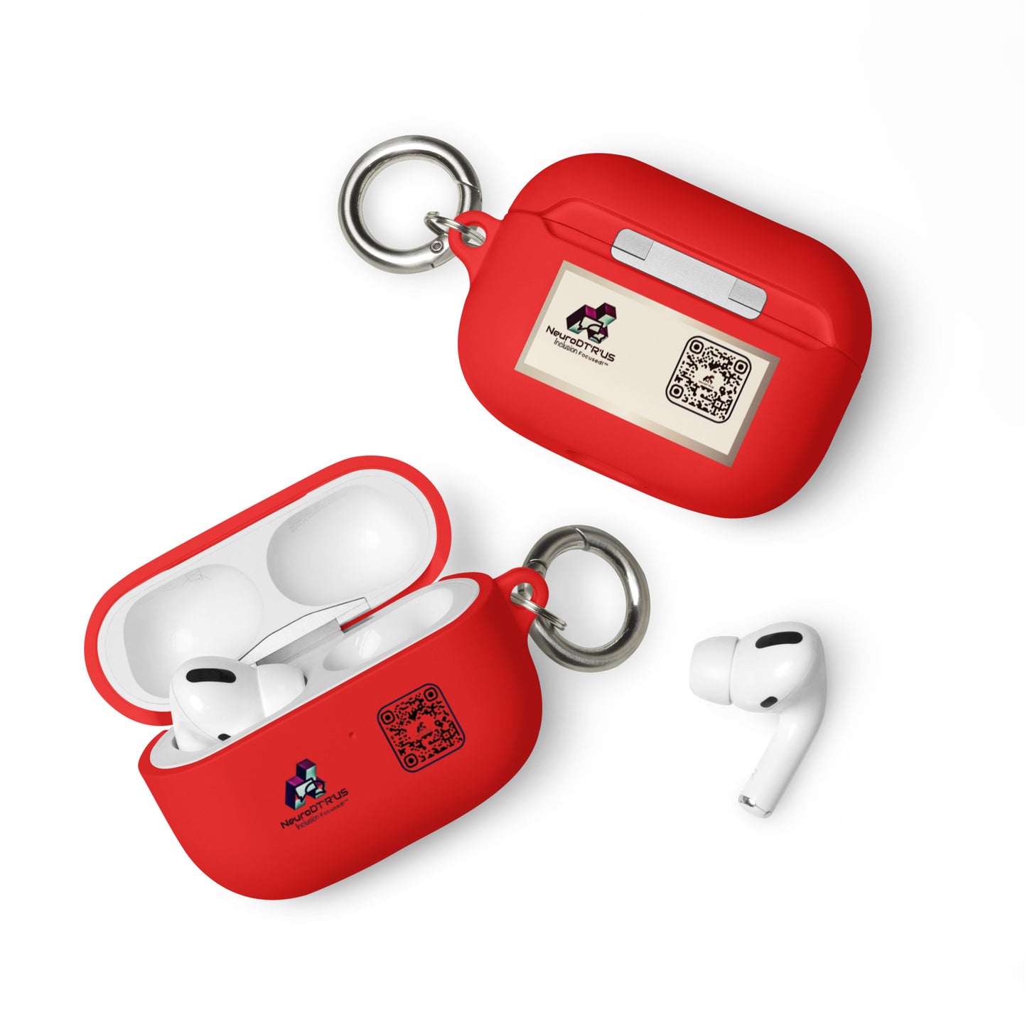 NEURODTRUS BarCode Rubber Case for AirPods®
