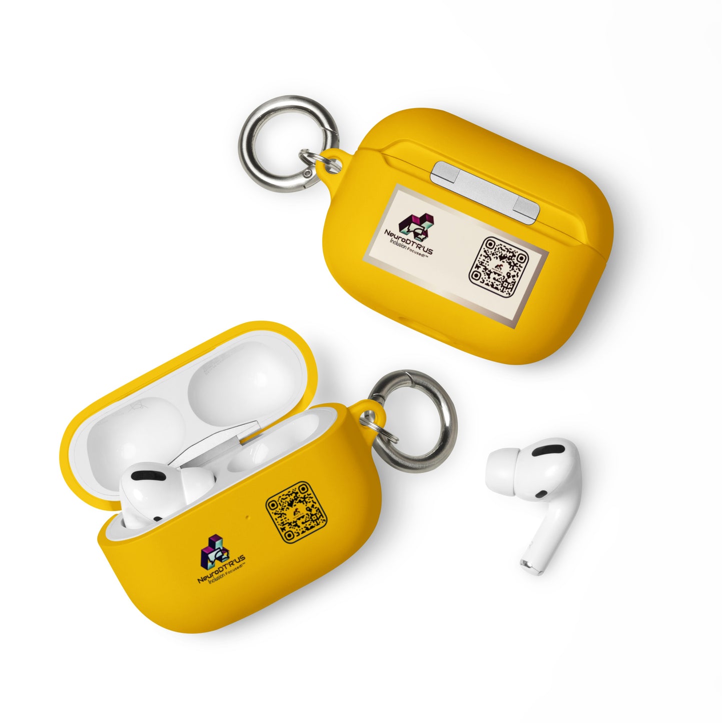 NEURODTRUS BarCode Rubber Case for AirPods®