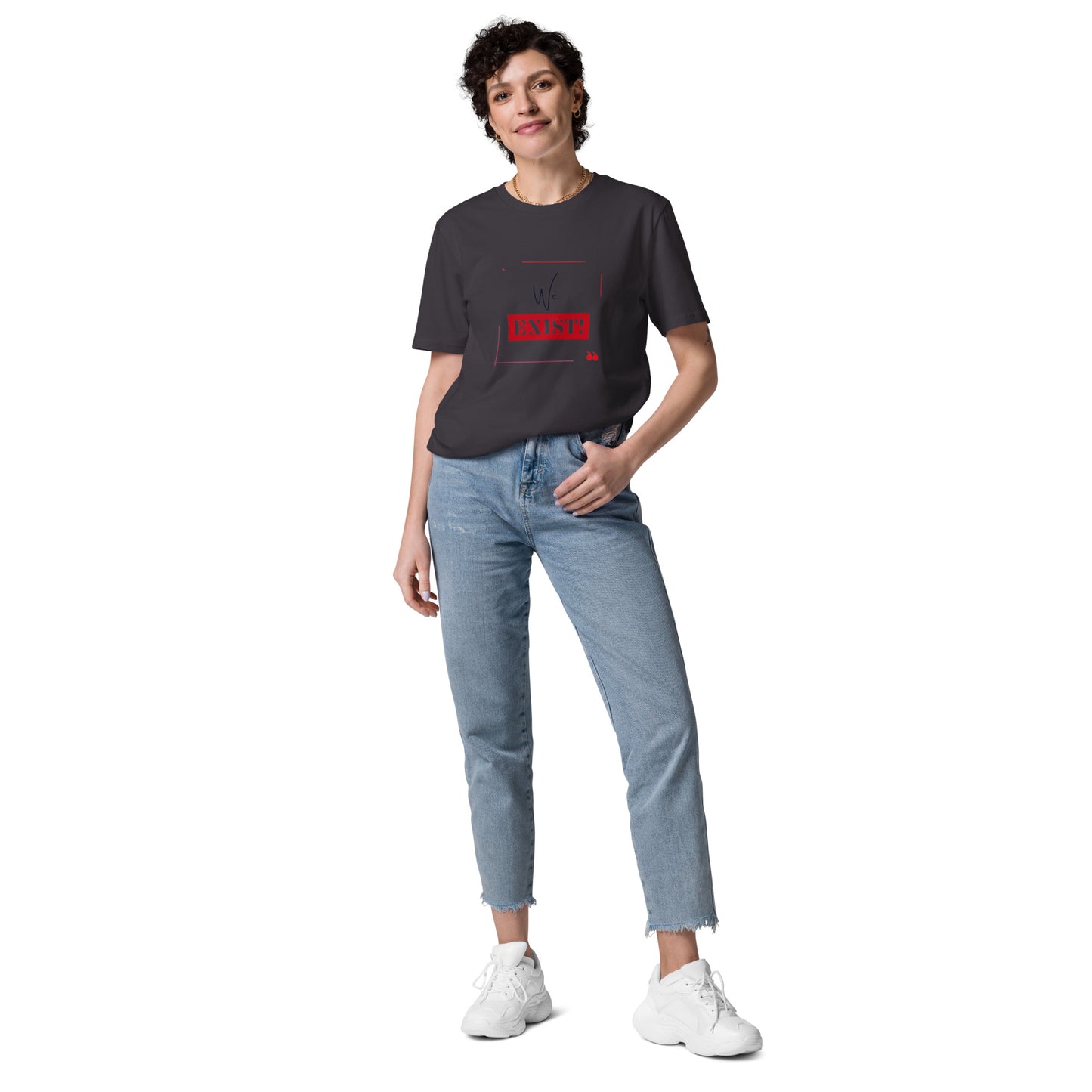 “We Exist!”Unisex organic cotton t-shirt