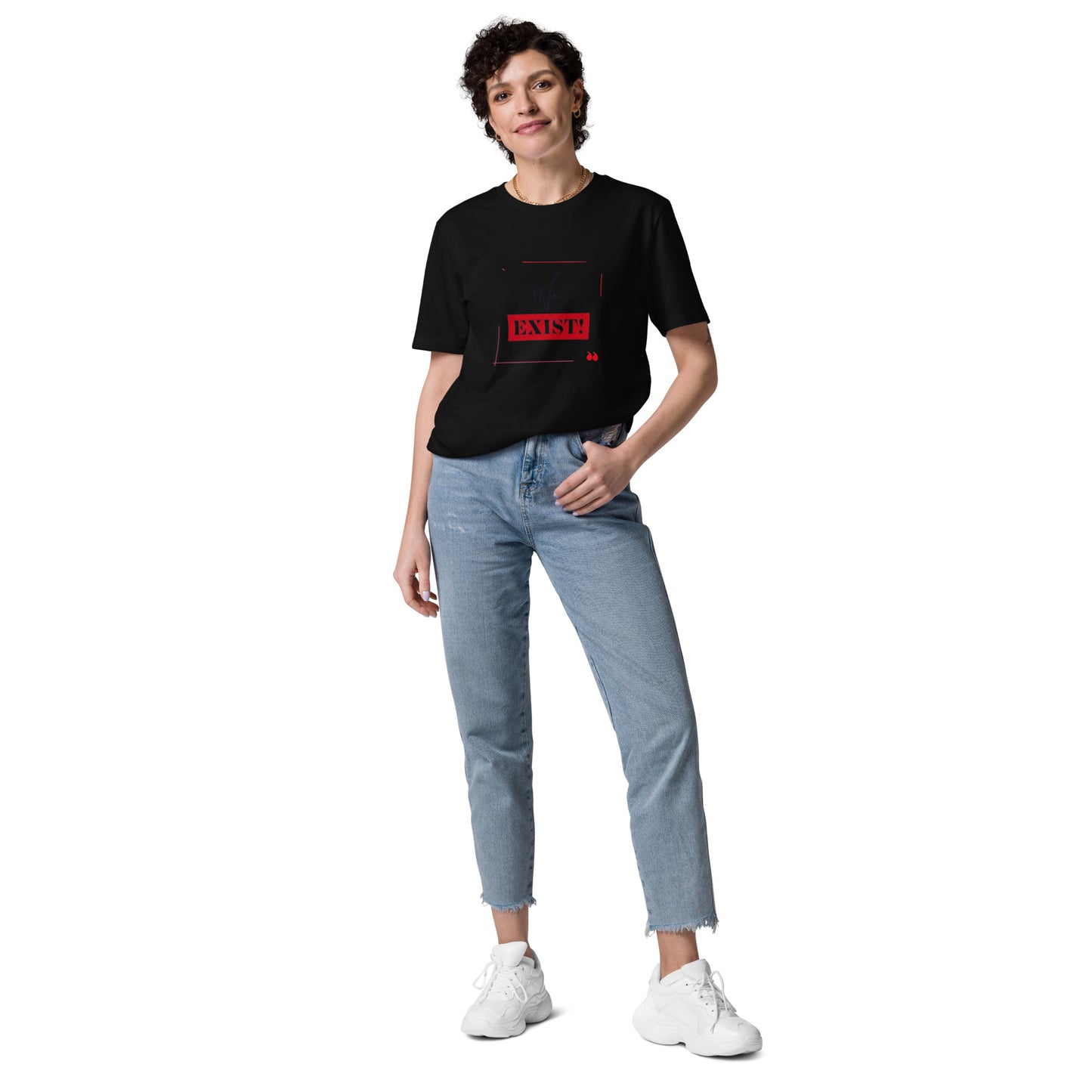 “We Exist!”Unisex organic cotton t-shirt
