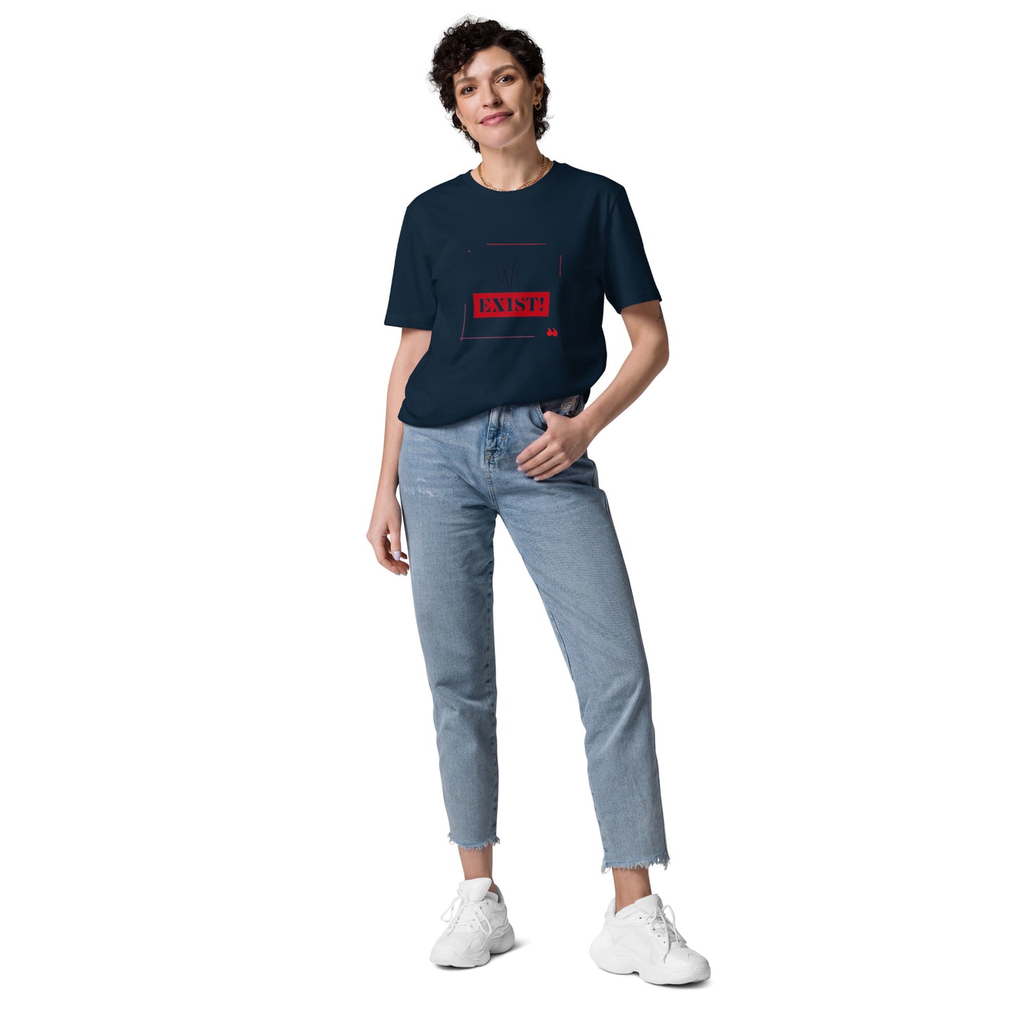 “We Exist!”Unisex organic cotton t-shirt